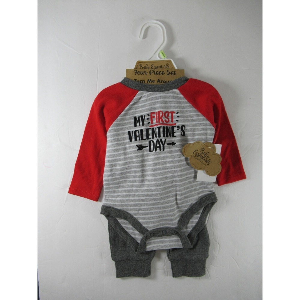 NEW My First Valentine's Day Layette Set Baby Boy 3 Months